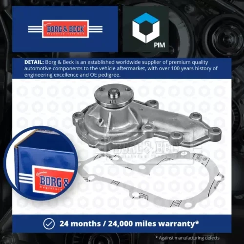 Water Pump BWP1797 Borg & Beck Coolant ERR2390 PEB500090 ERR3290 STC1086 Quality Parts