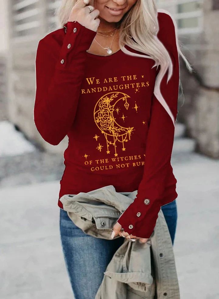 We Are the Granddaughters of the Witches You Could Not Burn Salem Witch T-Shirt