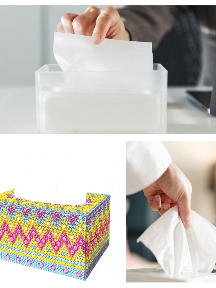Square Tissue Box 5D DIY Diamond Painting Kit