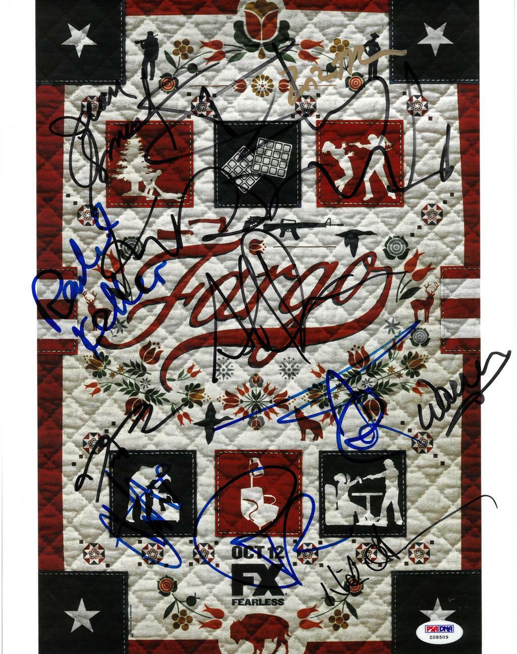 Fargo Cast (13 Sigs) Signed Authentic Autographed 11x14 Photo Poster painting PSA/DNA #Z08509