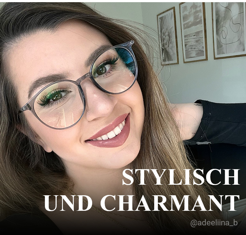 Ohnicio Grau Rund Brille