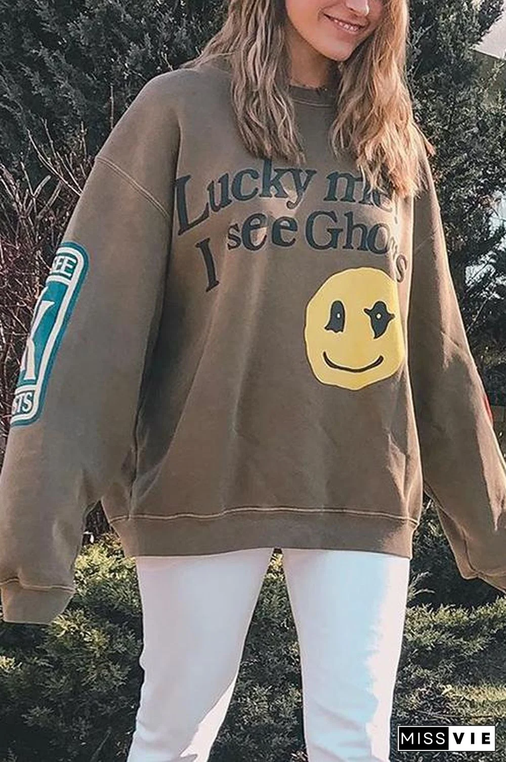 Scrawl Print Lovers Hoodie