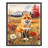 Fox - 11CT Stamped Cross Stitch - 40*50cm - Animal
