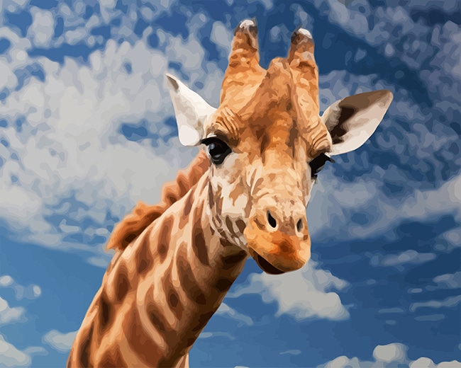 

Giraffe – Paint By Numbers - 40*50CM, 501 Original