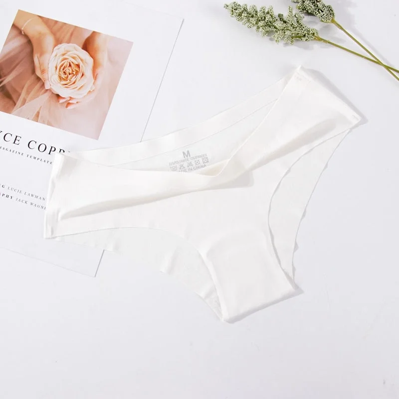 New Underwear Women Seamless Panties For Dress Sexy Briefs Lingerie Bikini Pink Tanga String Culotte Femme