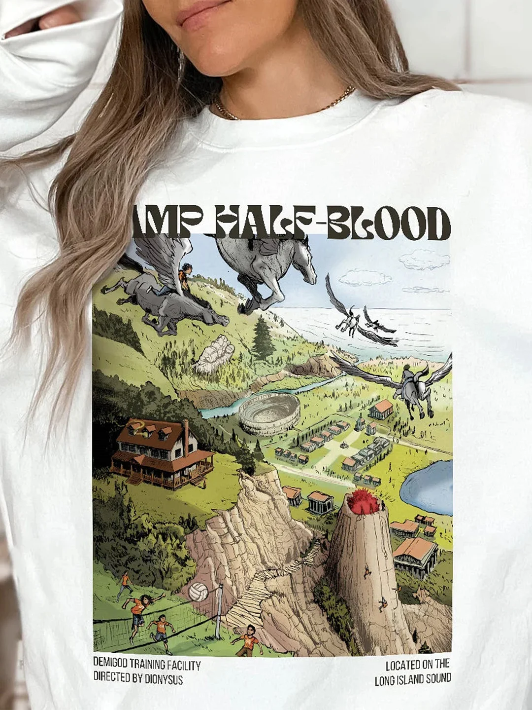 Camp Half Blood, Heroes Of Olympus Sweatshirt / DarkAcademias /Darkacademias