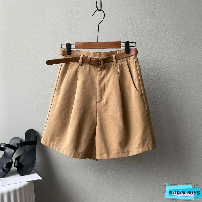 Casual Fashion Cotton-Blend Shorts