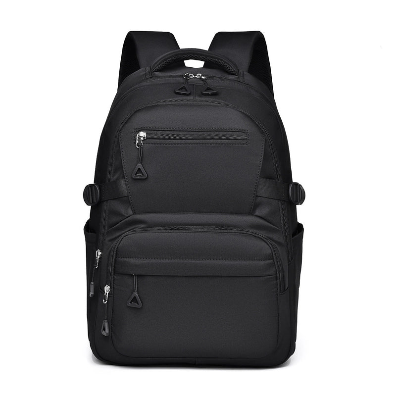 Backpack Large Capacity Korean Style Simple Student Backpack Junior And Senior High School Student Casual Schoolbag Double Back Delivery