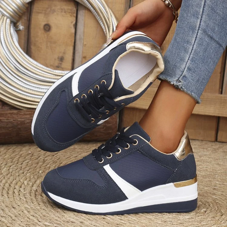 Yyvonne Sports Single Shoes Women's New Fashion In The Spring Of 2025 Casual Thick Soles Are Comfortable
