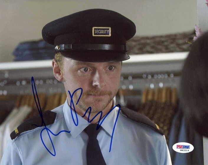 Simon Pegg Run Fatboy Run Signed Authentic 8X10 Photo Poster painting Autograph PSA/DNA #M43314