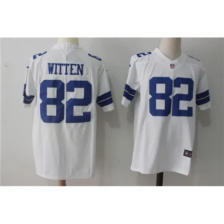 Men's  Dallas Cowboys #82 Jason Witten White Stitched NFL Vapor Untouchable Limited Jersey