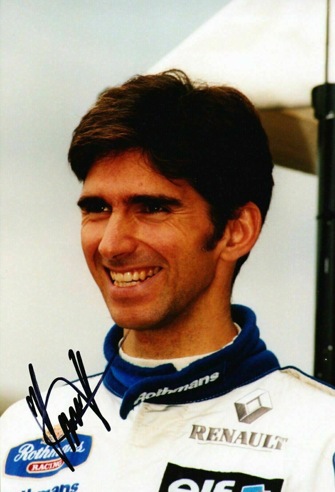 Damon Hill Signed 12X8 Photo Poster painting Formula ONE Legend AFTAL COA (B)