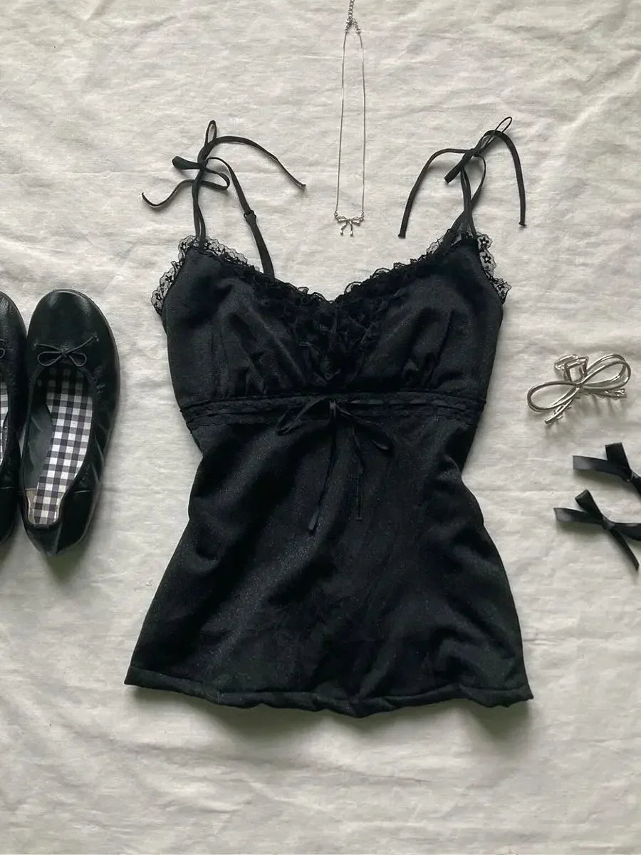 Aiertu DRESS TO IMPRESS Punk Y2k Skirts Women Clothes Goth Sexy Ropa Aesthetic Stripe High Waist Lace Bow MIni Skirts Grunge Emo Girl 2000s Short Skirt Aiertu