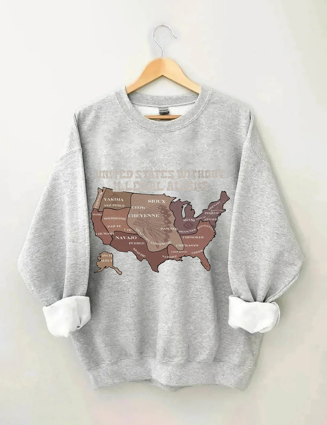 United States Without Illegal Aliens Sweatshirt
