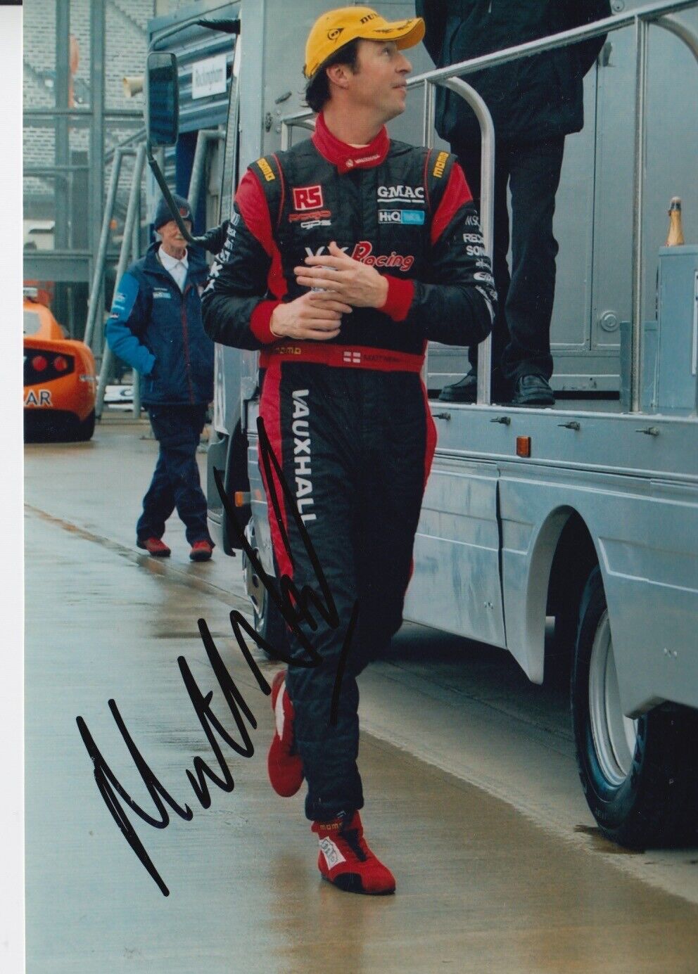 Matt Neal Hand Signed 7x5 Photo Poster painting - Touring Cars Autograph.