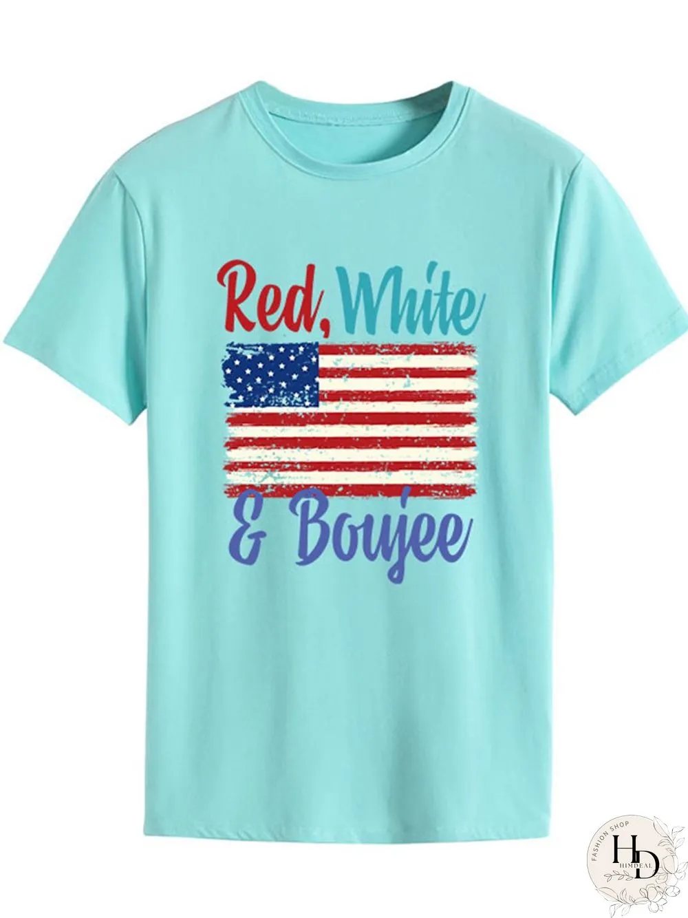 Lettered Print T-shirt P13256