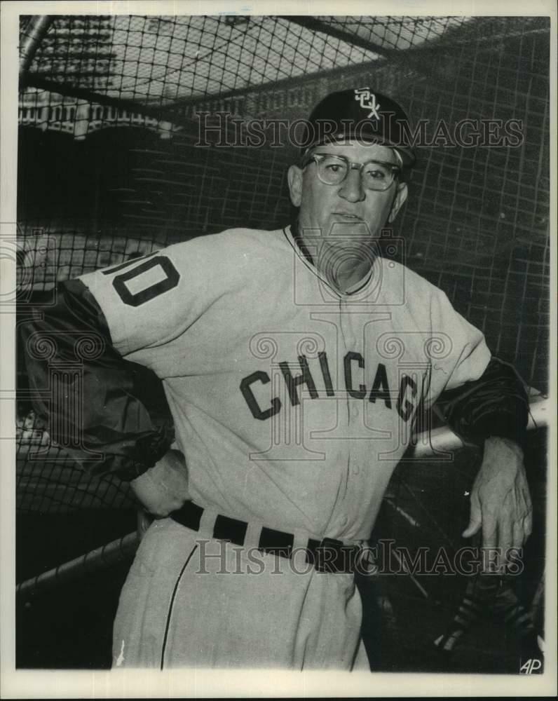 Press Photo Poster painting Al Lopez, Baseball's Chicago White Sox Manager - six01240