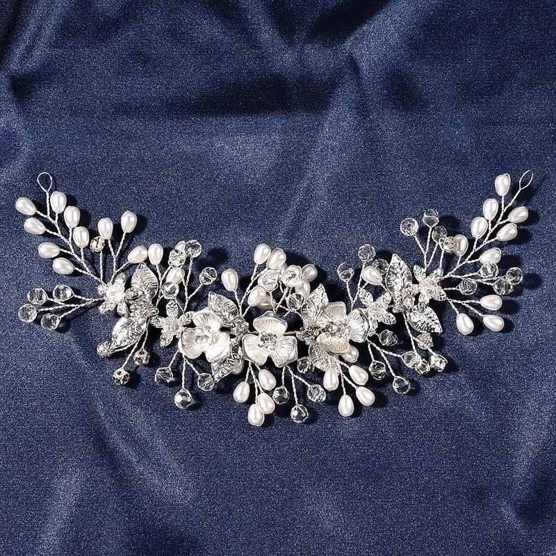 Bridal Crystal Headwear Flower Rhinestone Hairband