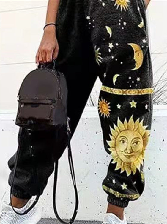 Women's Graphic Printed Casual Pants