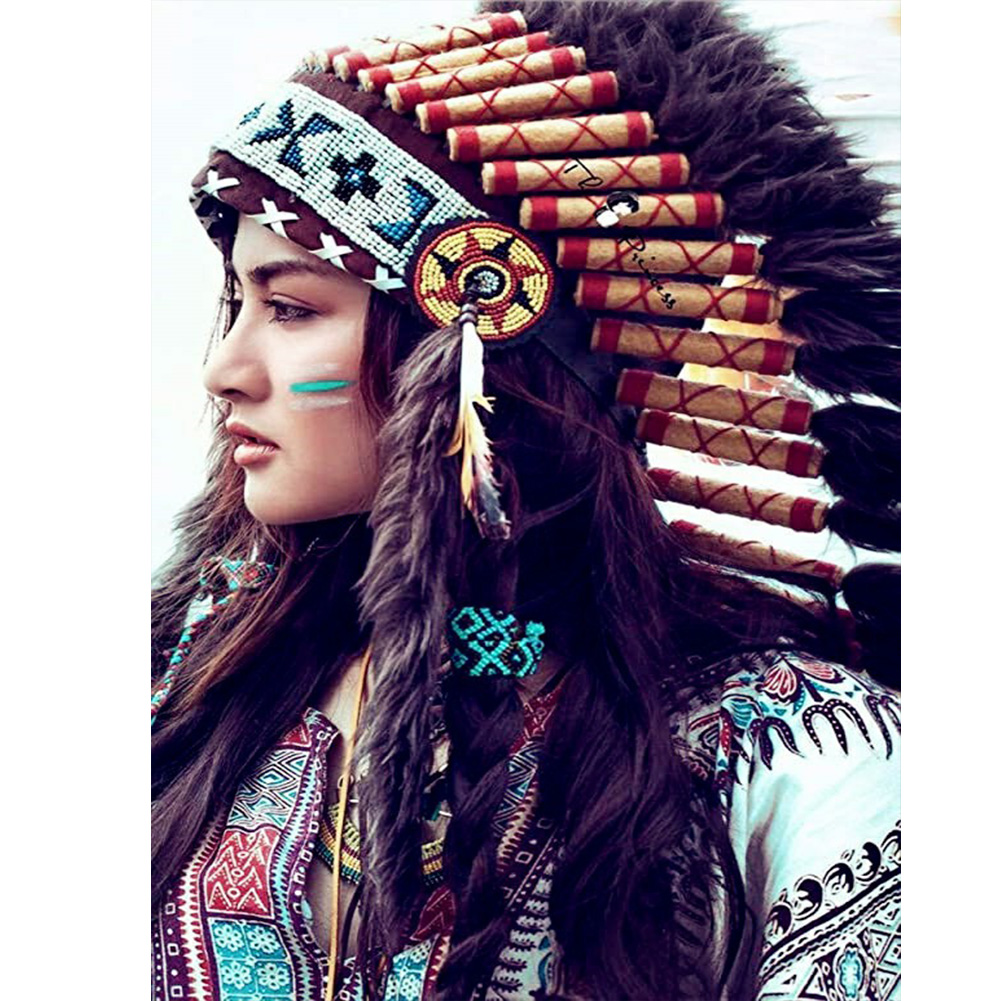 

(Multi-Size) Hunting Woman - Round/Square Drill Diamond Painting 30*40cm/40*50cm, Square diamond 30*40cm, 501 Original