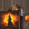 Diamond Painting Halloween Cute Ghost Door Corner Sign for Party Favors