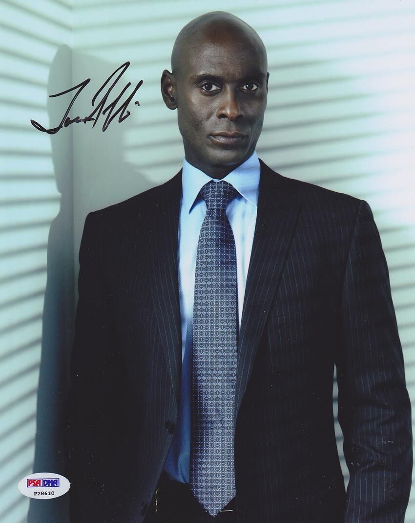 Lance Reddick SIGNED 8x10 Photo Poster painting Phillip Broyles Fringe PSA/DNA AUTOGRAPHED