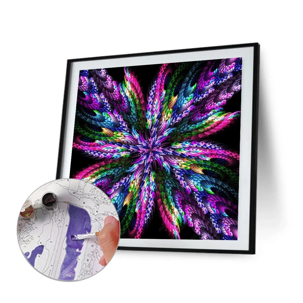 DIY Paint By Number 40*40cm - Kaleidoscope