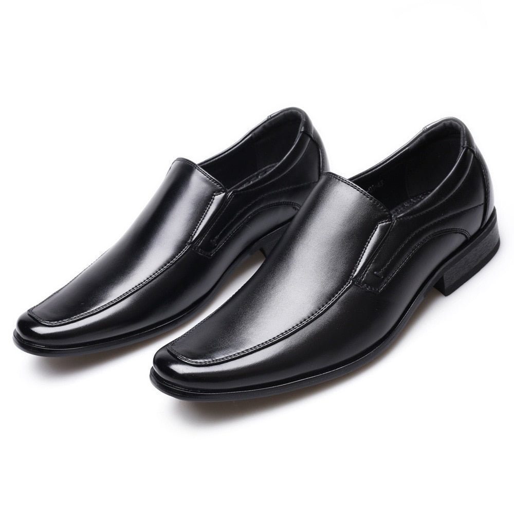 Classic Business Men's Dress Shoes Fashion Elegant Formal Wedding Shoes Men Slip On Office Oxford Shoes For Men LH100006