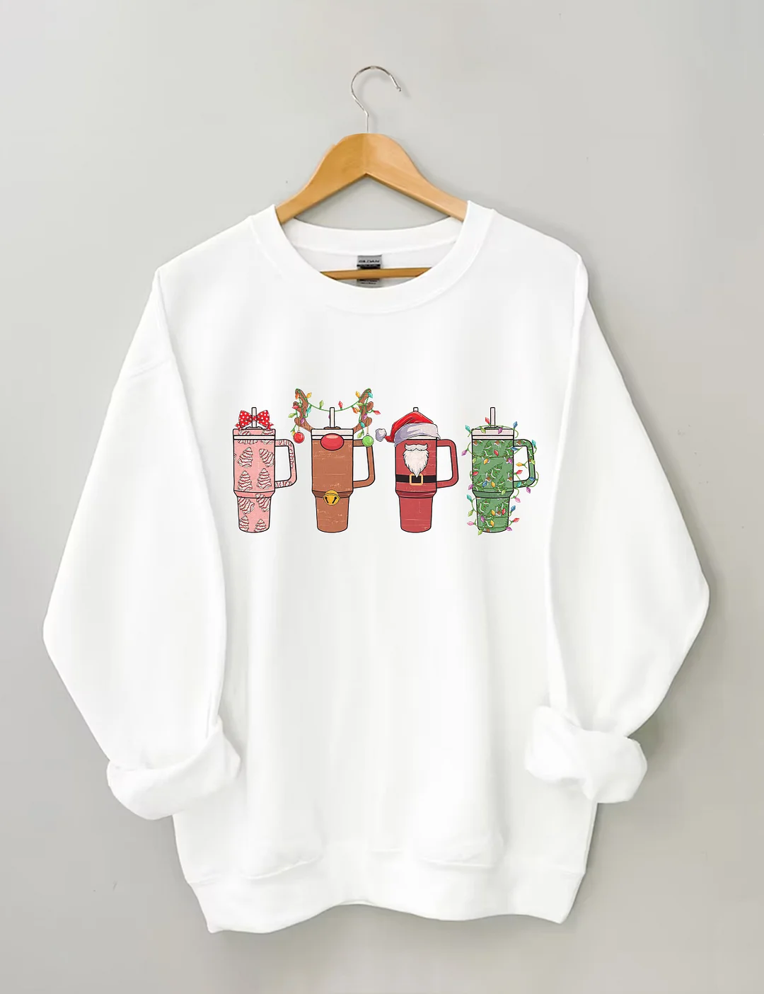 Retro Obsessive Cup Disorder Christmas Sweatshirt