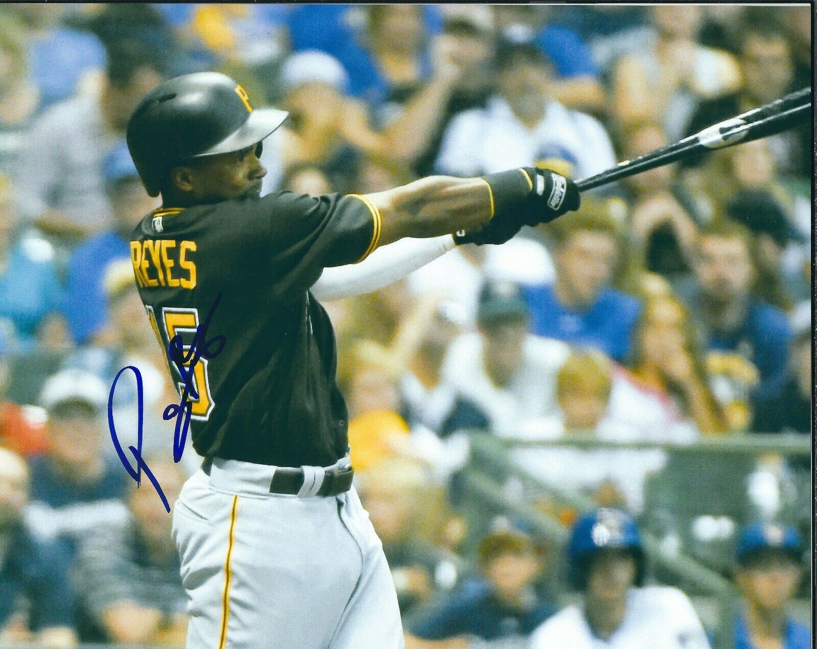 Signed 8x10 PABLO REYES PITTSBURGH PIRATES Autographed Photo Poster painting- COA