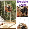 Black Cat DIY Diamond Painting Hanging Ornament 20cm for Adults