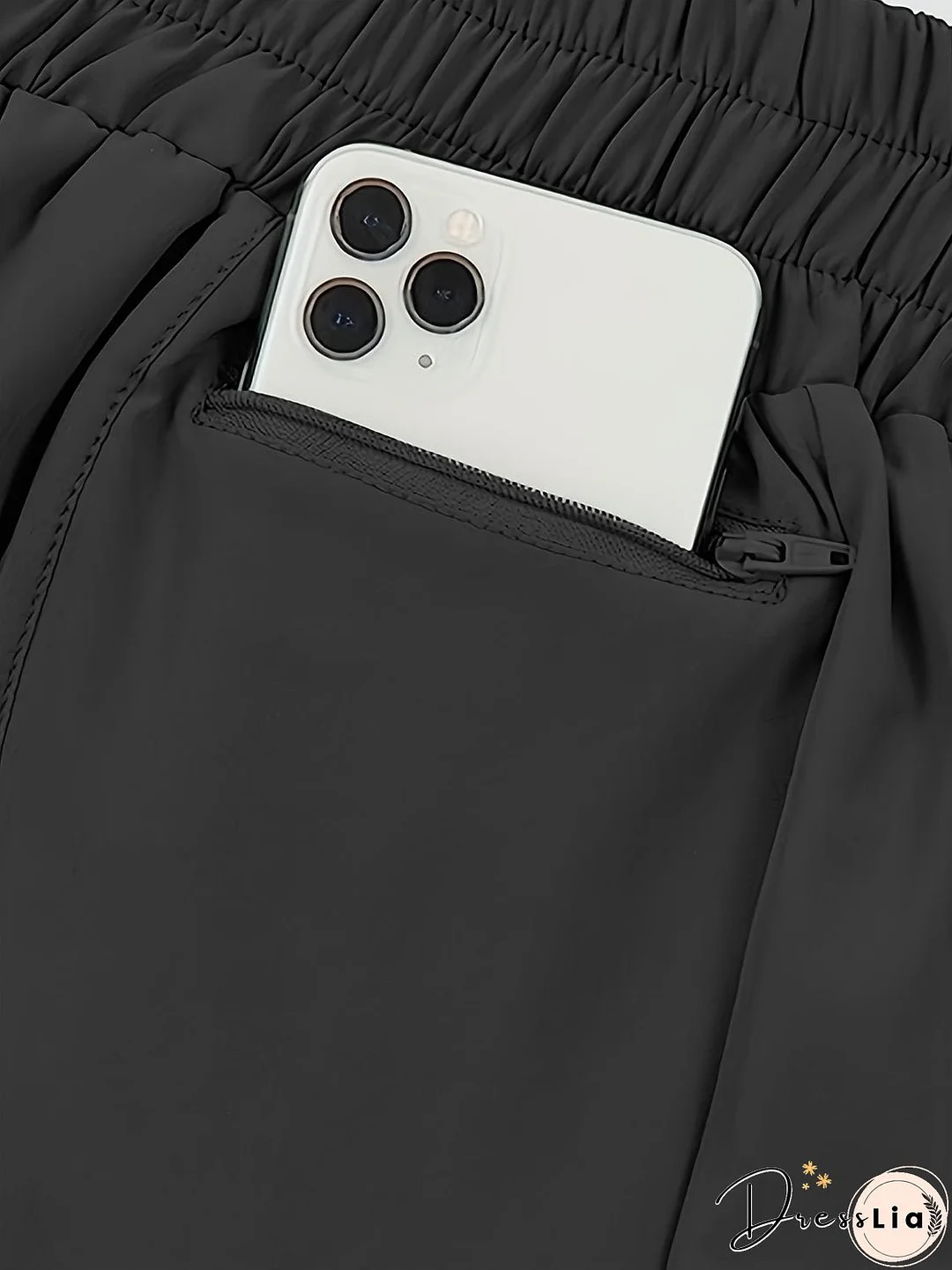 Elastic Waist Active Shorts