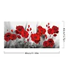 (US Only)1pc DIY Paint by Number Kit Poppy Frameless Canvas Wall Art Gift Idea 80x40cm