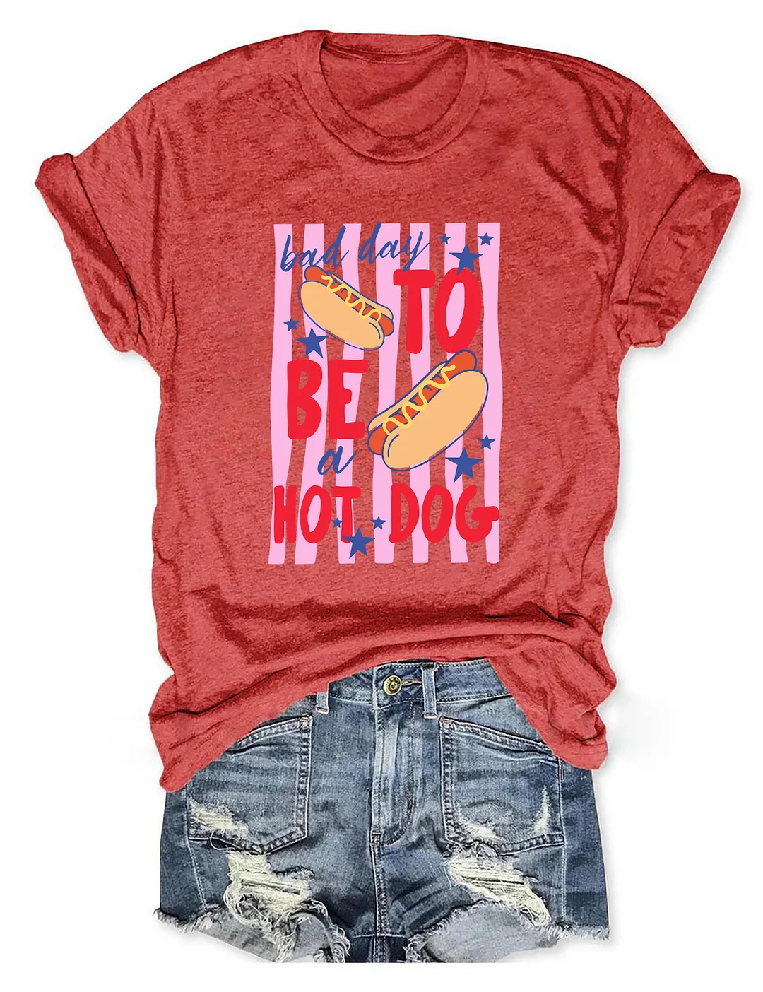 Bad Day To Be A Hot Dog T-shirt