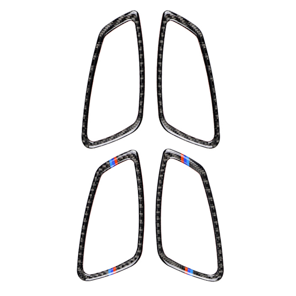 

Carbon Fiber Interior Door Handle Frame Cover Trim for BMW E90 E92 M3 07-13, Green, 501 Original