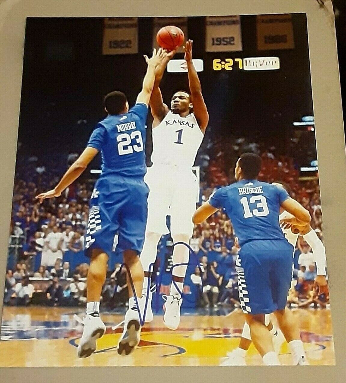 Wayne Selden Jr Kansas Jayhawks SIGNED AUTOGRAPHED 8x10 Photo Poster painting COA Basketball