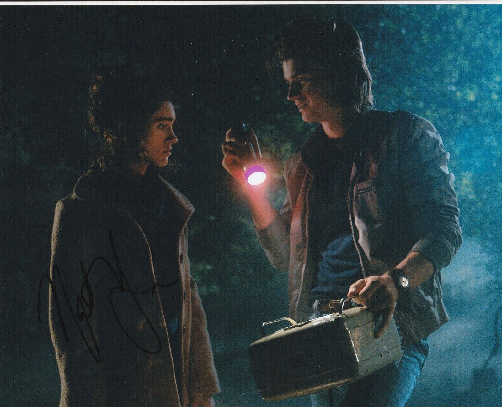 * NATALIA DYER * signed 8x10 Photo Poster painting * STRANGER THINGS * NANCY WHEELER * 6