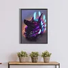 5D DIY Full Round Drill Diamond Painting Wolf Kit Home Decoration Craft(A7100)