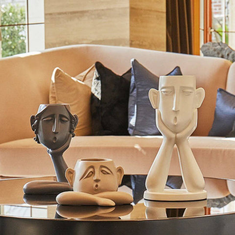 conversational trio planters