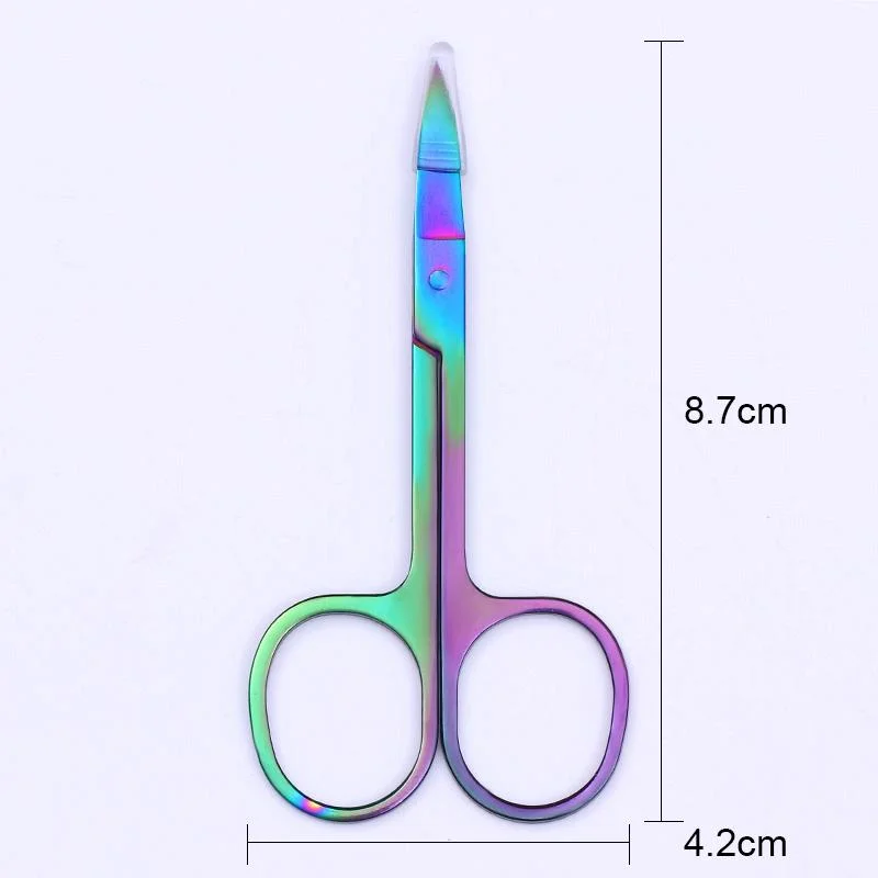 Straight Nail Tweezers with Silicone Pressing Head for 3D Sticker Rhinestones Water Sticker Picker Nails Tools Stainless Steel-Nail Inspo