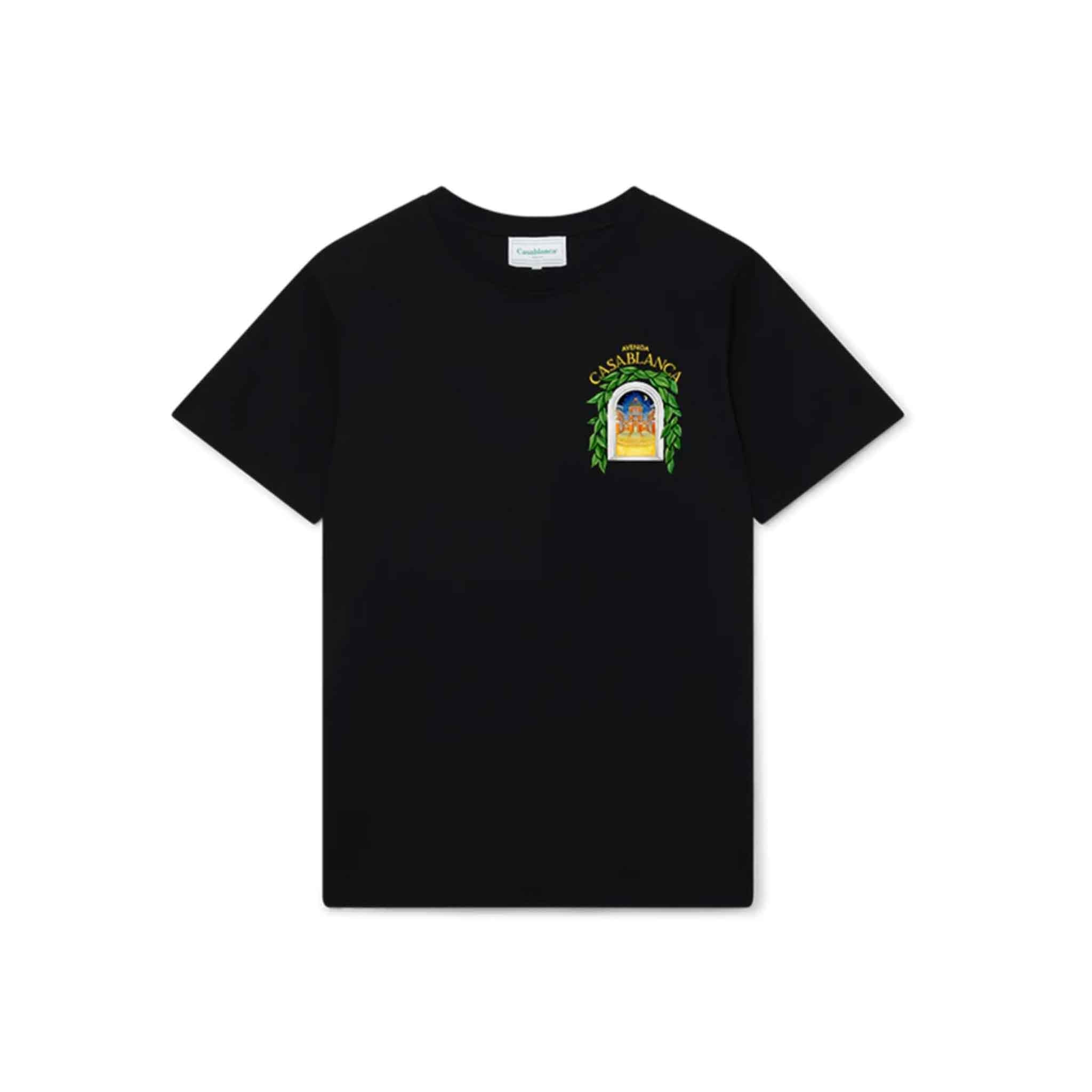 Casablanca Avenida T-Shirt in Black