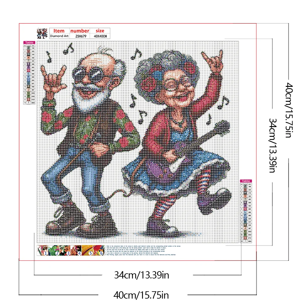 Diamond Painting - Full Round Drill - Grandma(Canvas|40*40cm)