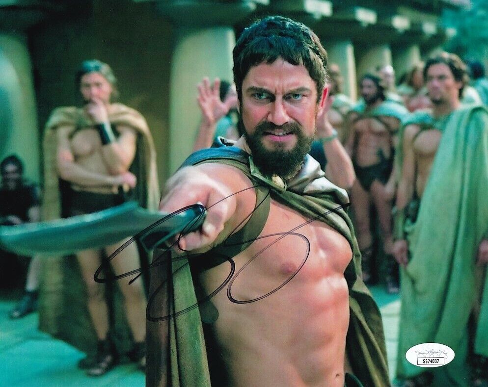 Gerard Butler autographed signed autograph auto 300 8x10 movie Photo Poster painting (JSA COA)