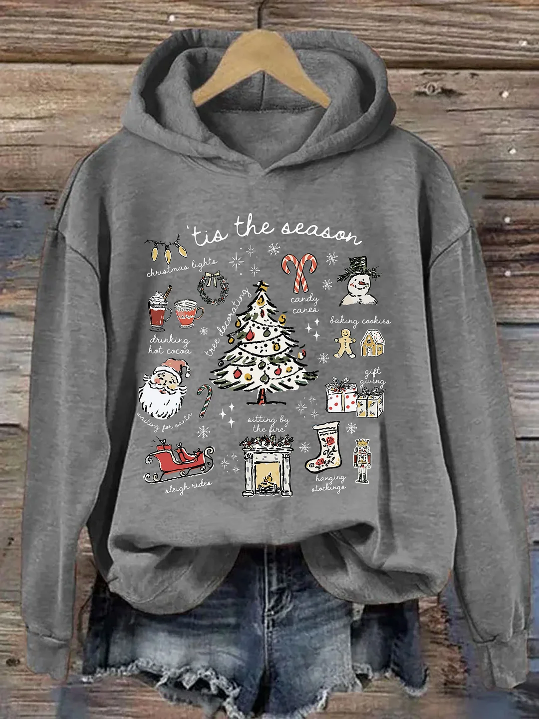 Tis The Season Christmas Hoodie