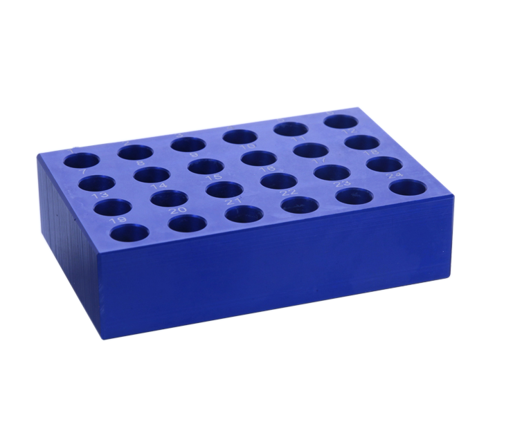 MUHWA 24 Well Aluminum Cooling Block for 1.5ml Micro-Tubes - MUHWA