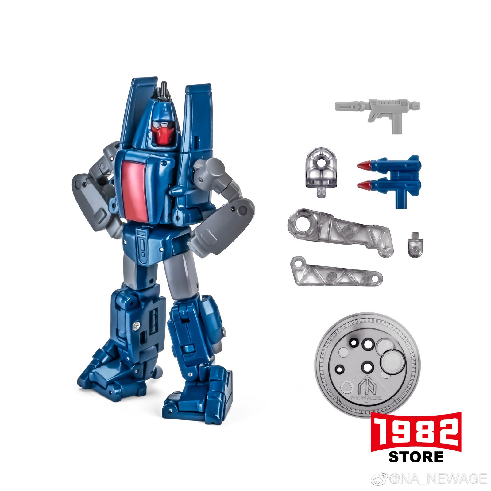 NEWAGE NAH55S FLYING WORM GROUND ATTACK JET Mini Transformers Toy Action Figure