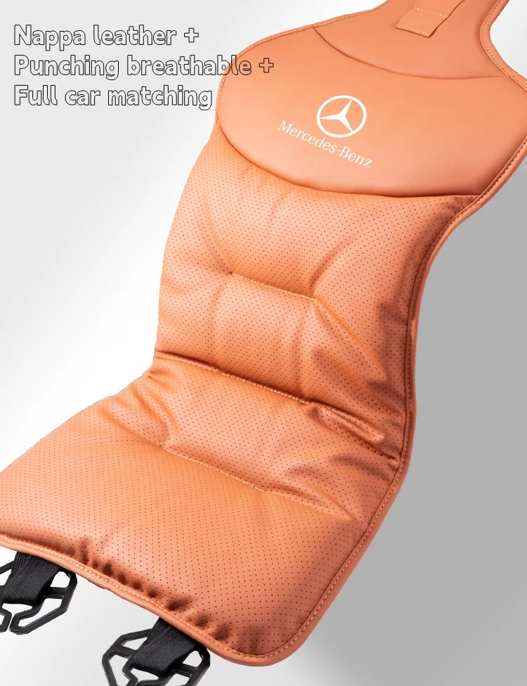 High-end nappa leather punching breathable car seat cushion
