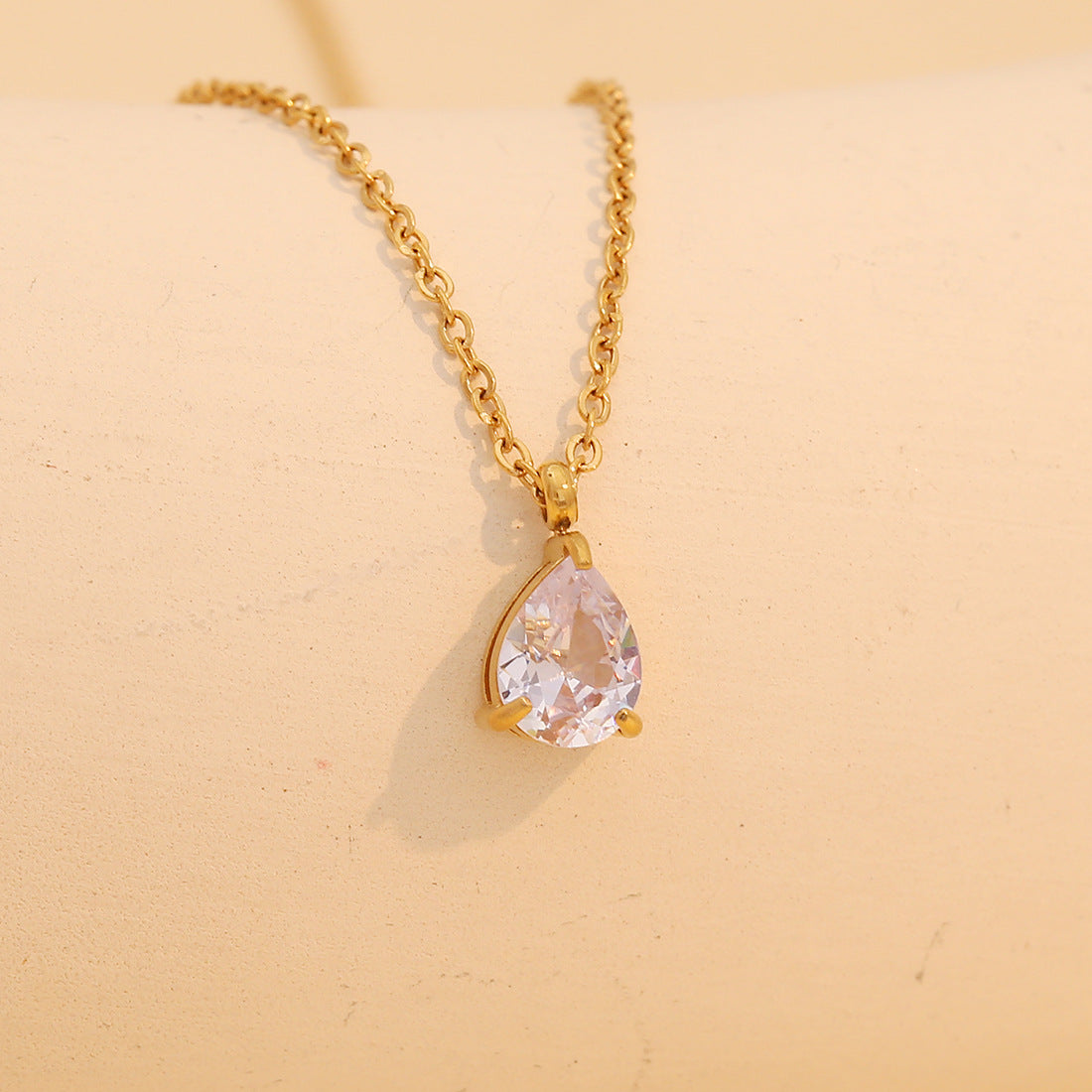 12 Birthday Pendant Necklace Fashion Color Drop Necklace Clavicle Chain N1476