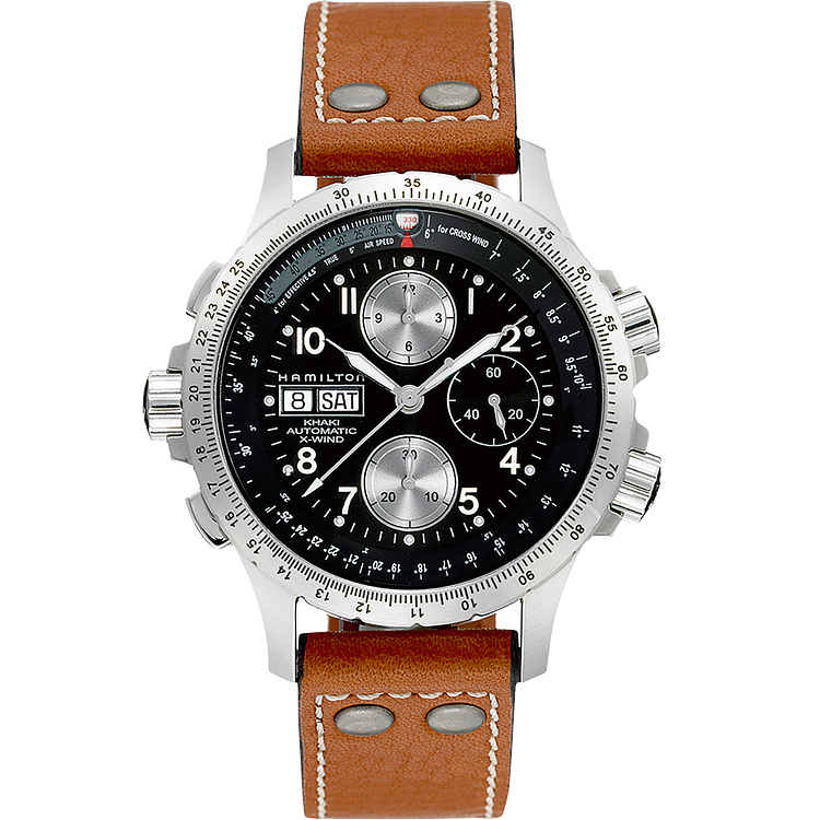 KHAKI AVIATION X-WIND AUTO CHRONO-Automatic | 44mm | H77616533