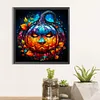 Diamond Painting -DIY Round Drill Odd Pumpkin Stained Glass